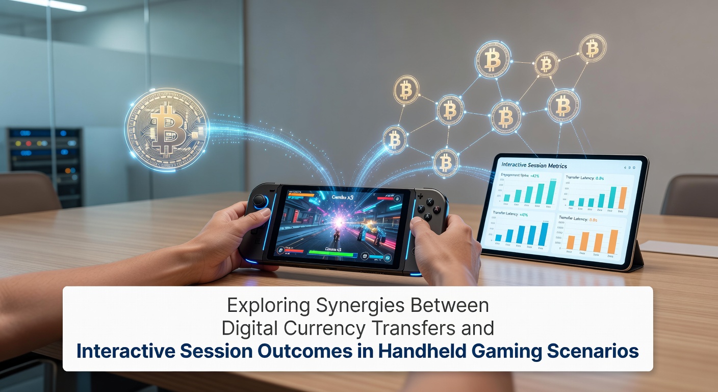 Mobile device displaying digital currency transfers during an interactive handheld gaming session with real-time transaction indicators