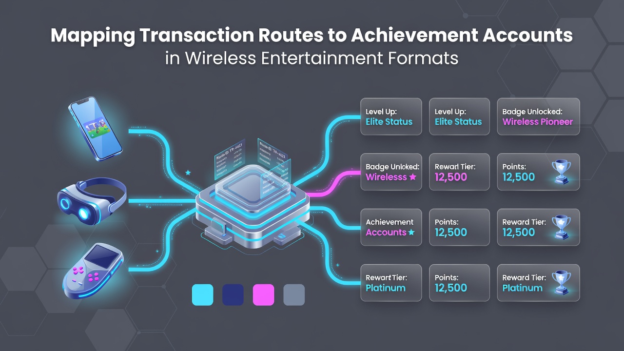 Flowchart showing secure mapping of wireless payments to achievement accounts with encryption checkpoints